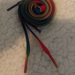 Design shoe laces - rainbow